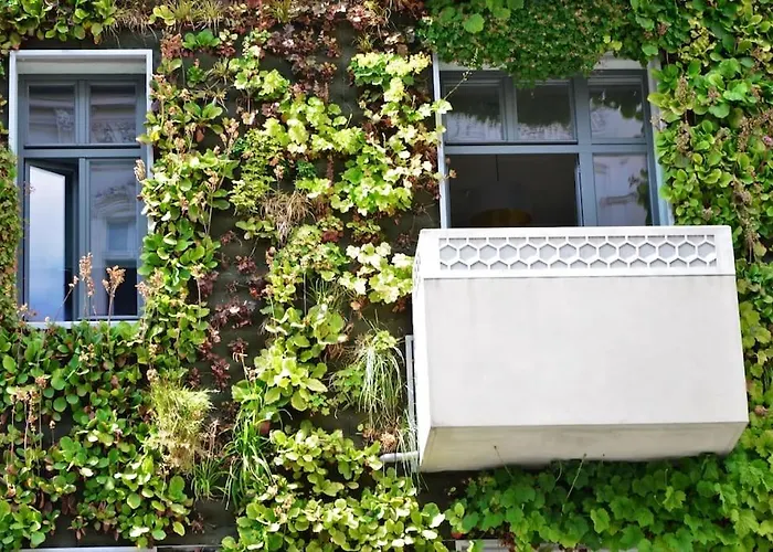 Modern Building With Vertical Garden & 2 Bedrooms